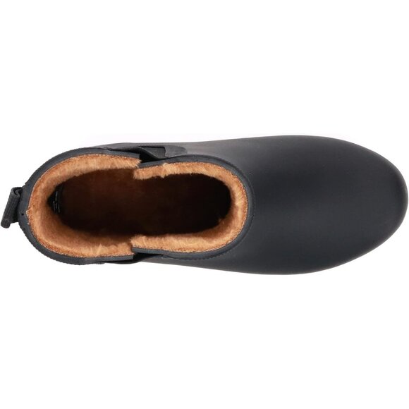 Chooka Chelsea Ankle boote Women's Size (6x11) Black Rubber  Waterproof Plush - Picture 5 of 6